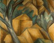 乔治勃拉克 - Viaduct at L'Estaque